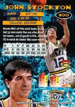Back of John Stockton