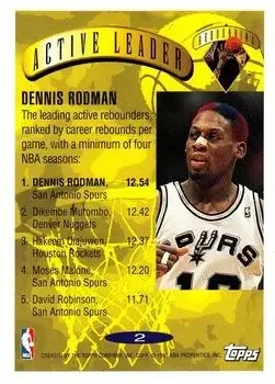 Back of Dennis Rodman