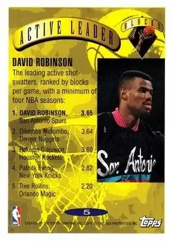 Back of David Robinson