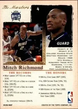 Back of Mitch Richmond