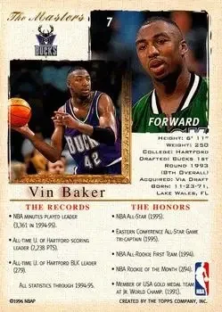 Back of Vin Baker