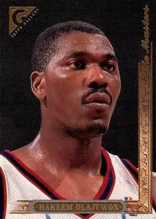 1995-96 Topps Gallery #9 Hakeem Olajuwon