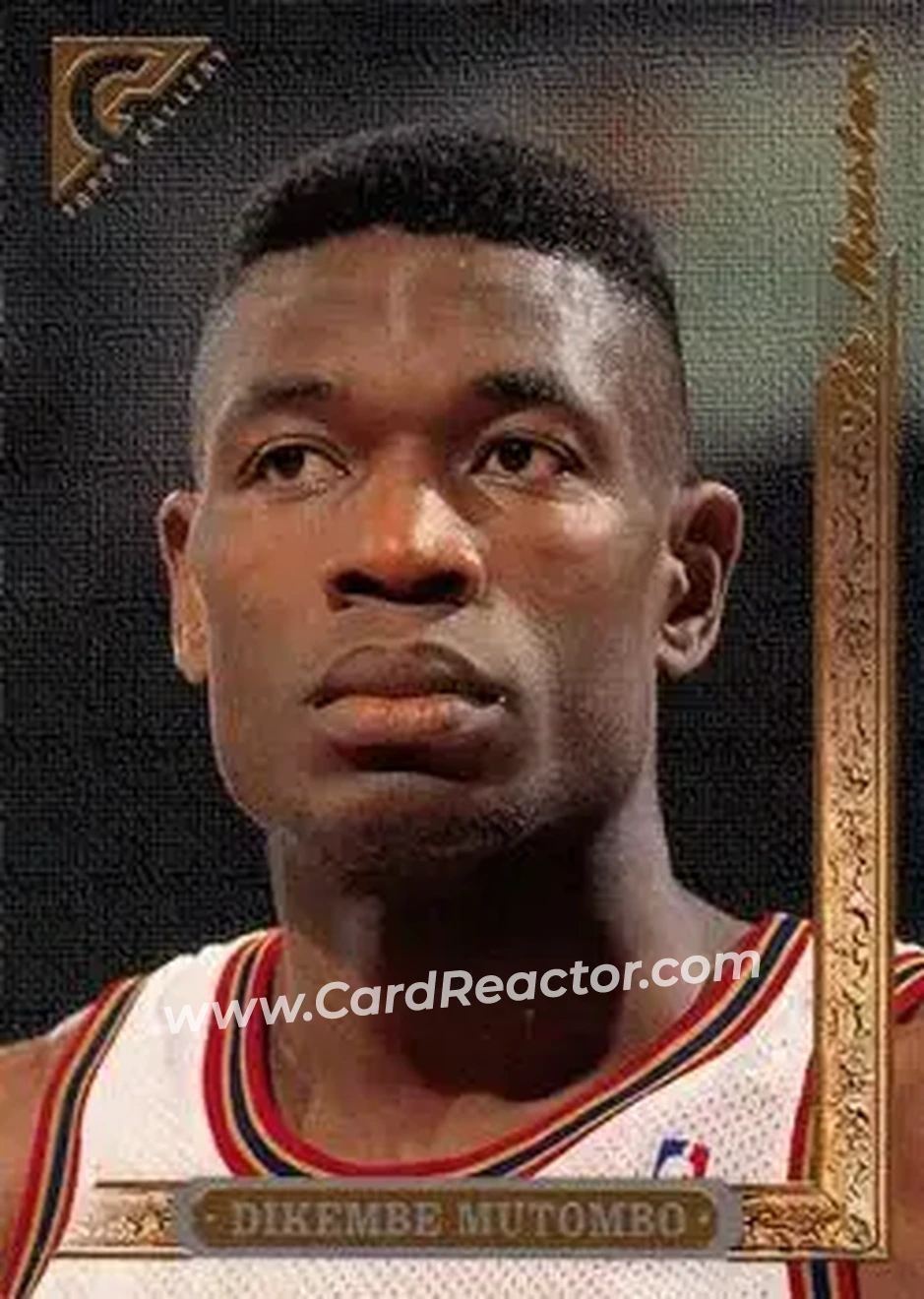 Front of Dikembe Mutombo