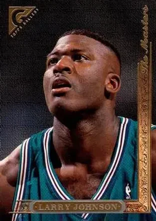 1995-96 Topps Gallery #17 Larry Johnson