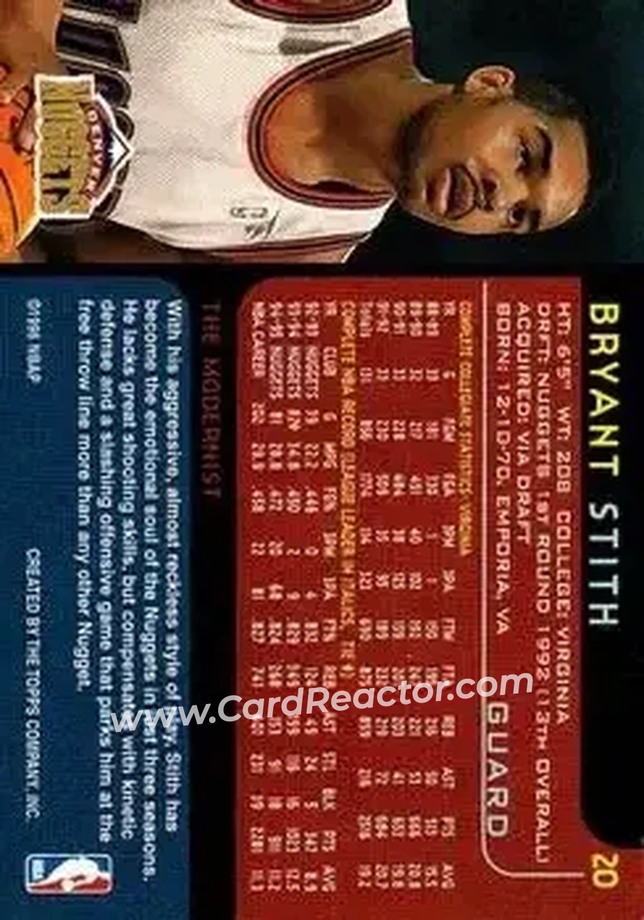 Back of Bryant Stith