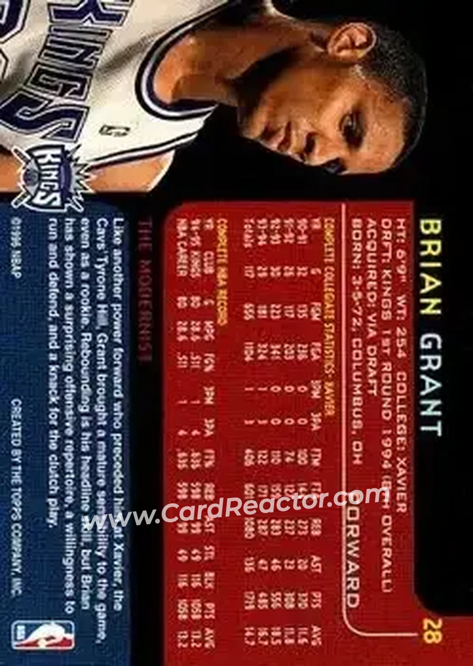 Back of Brian Grant