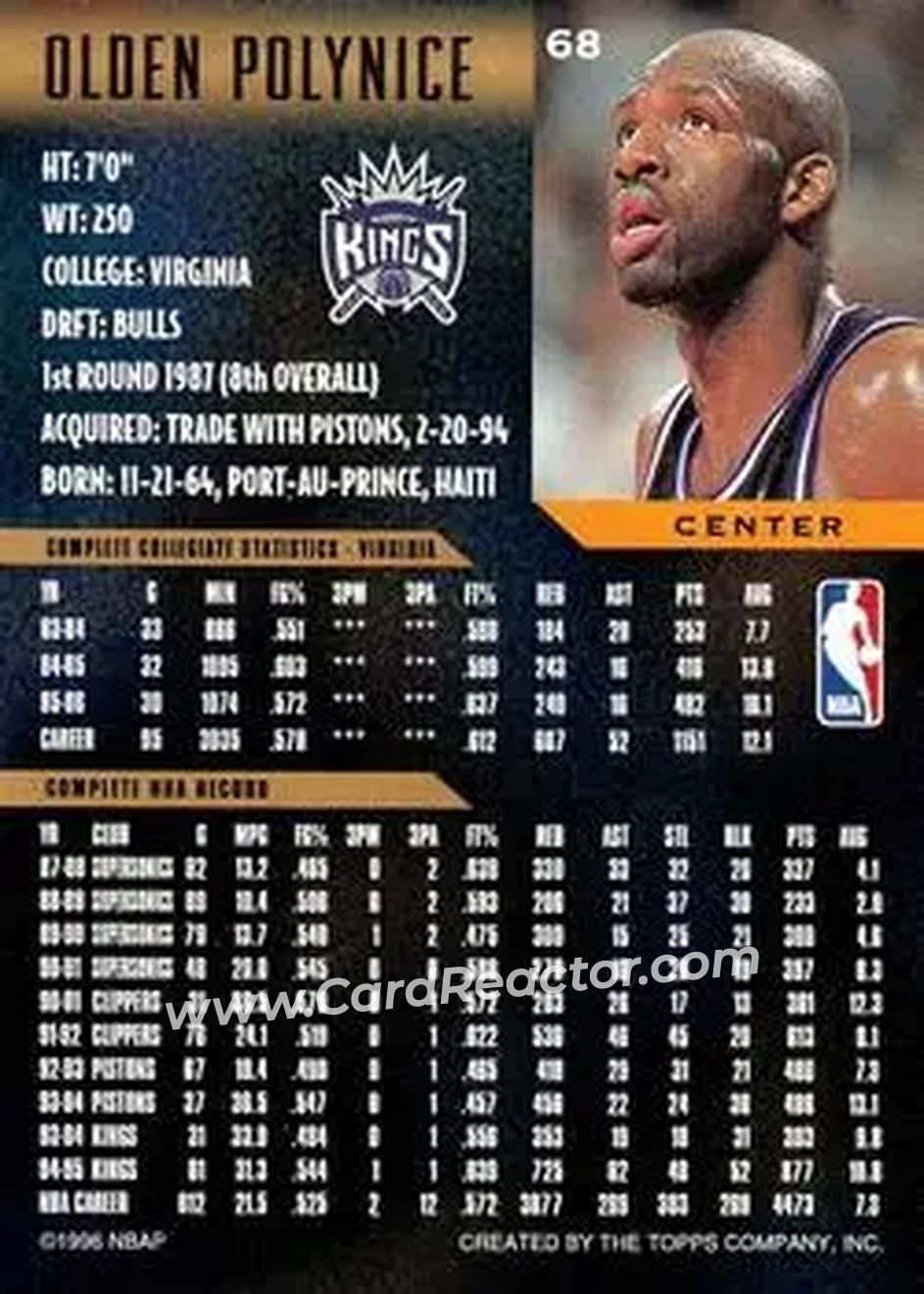 Back of Olden Polynice