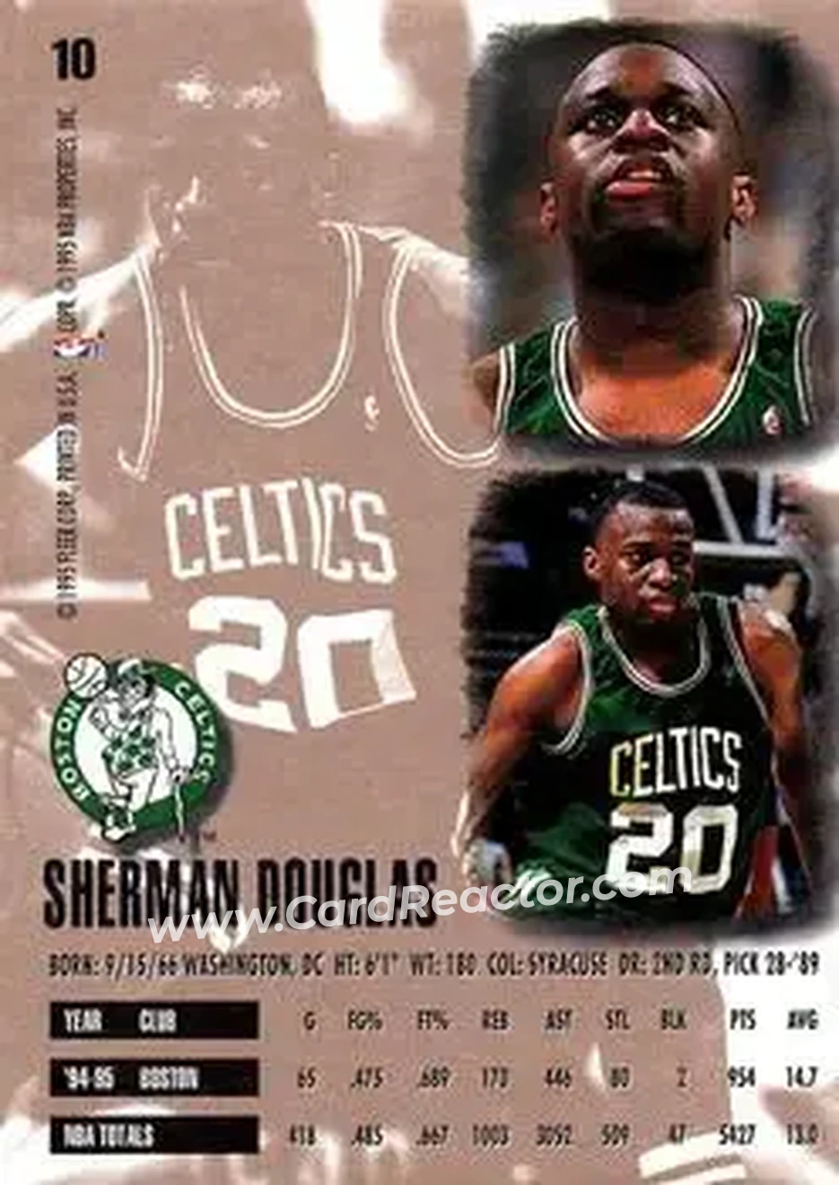 Back of Sherman Douglas