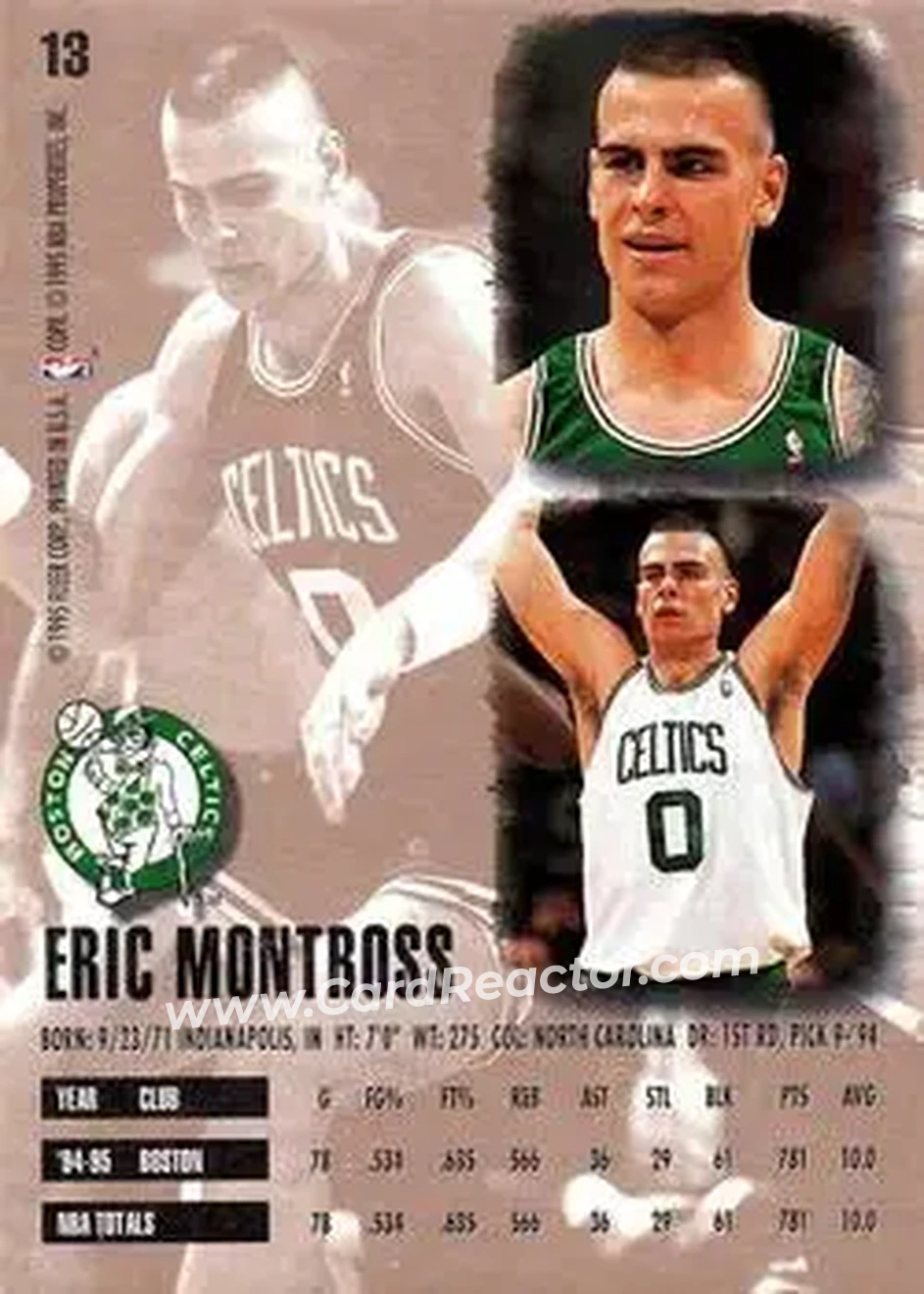 Back of Eric Montross