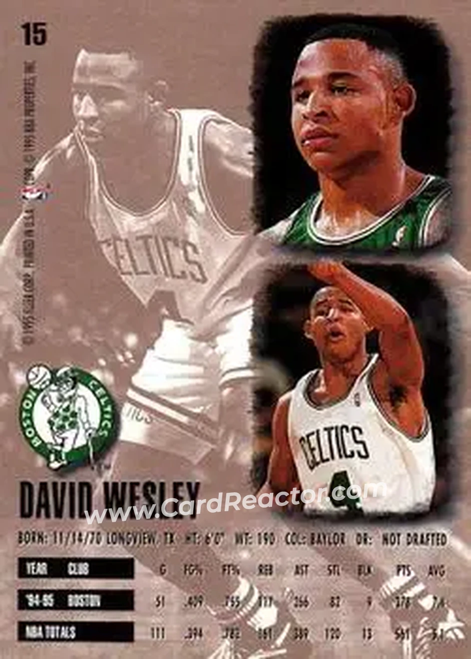 Back of David Wesley