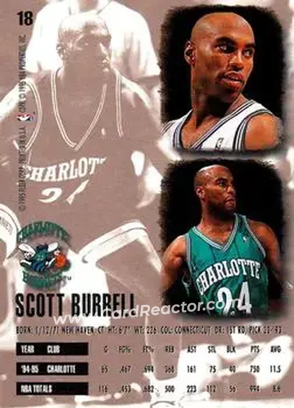 Back of Scott Burrell