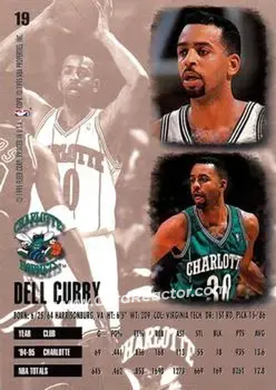 Back of Dell Curry