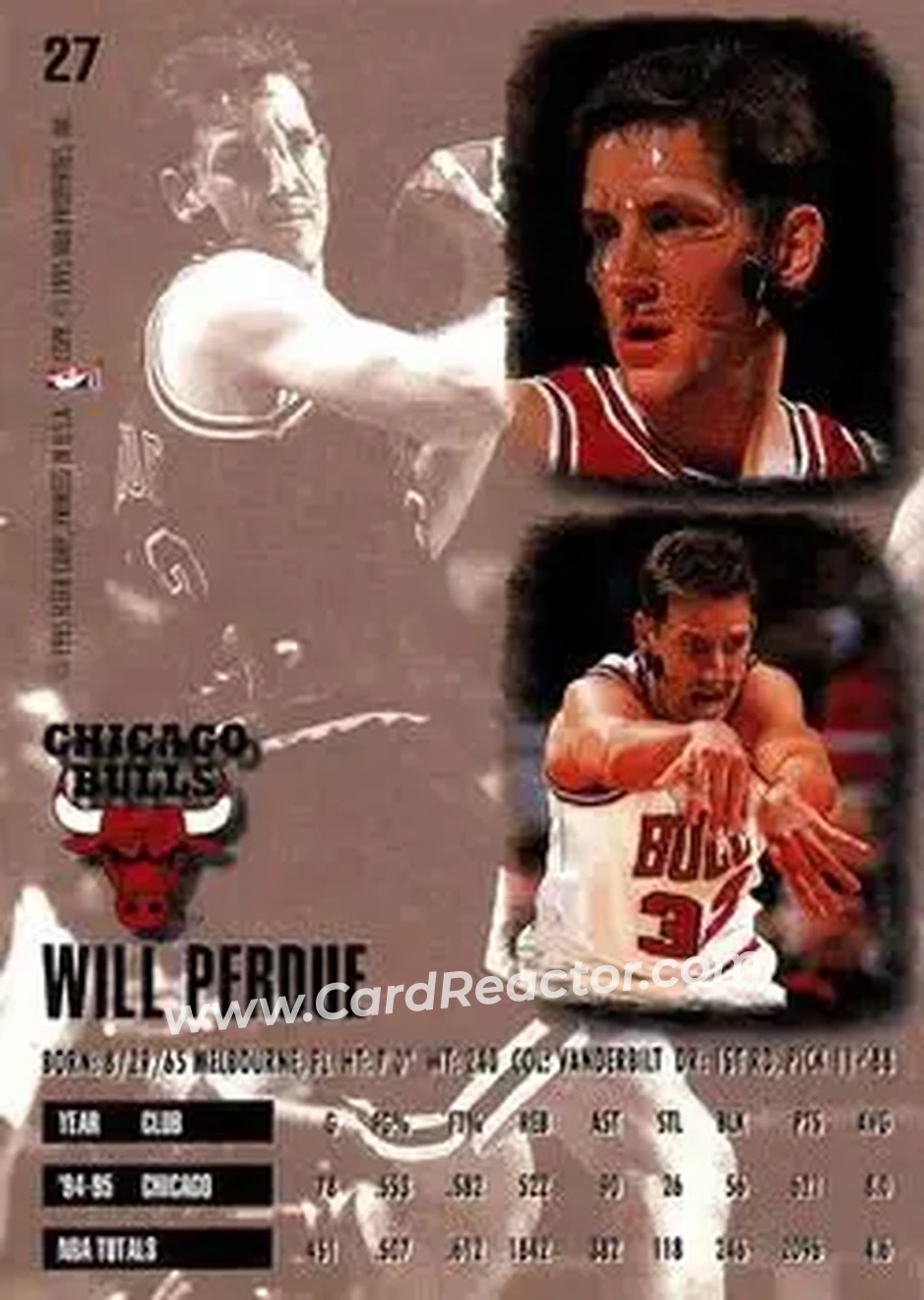 Back of Will Perdue