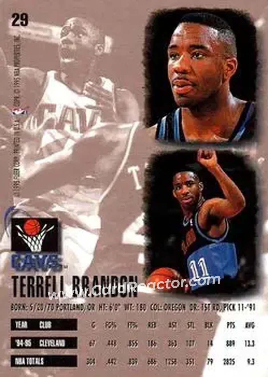 Back of Terrell Brandon