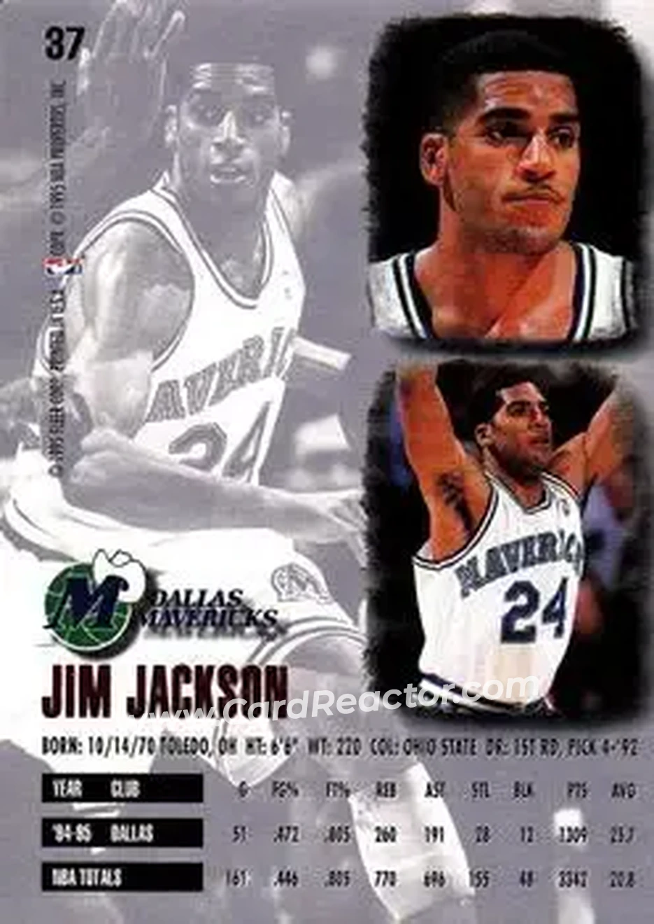 Back of Jim Jackson