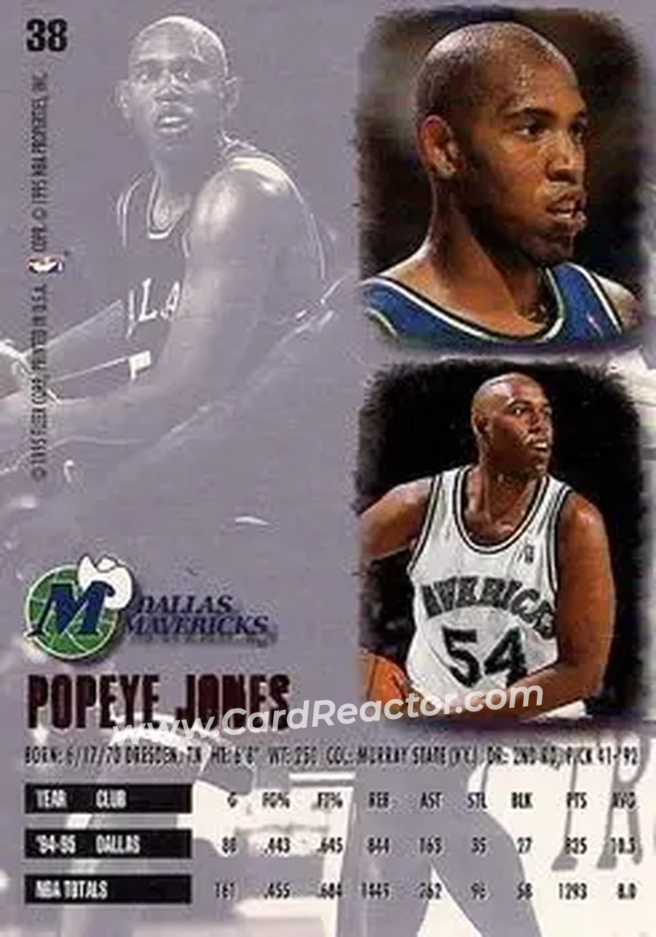 Back of Popeye Jones