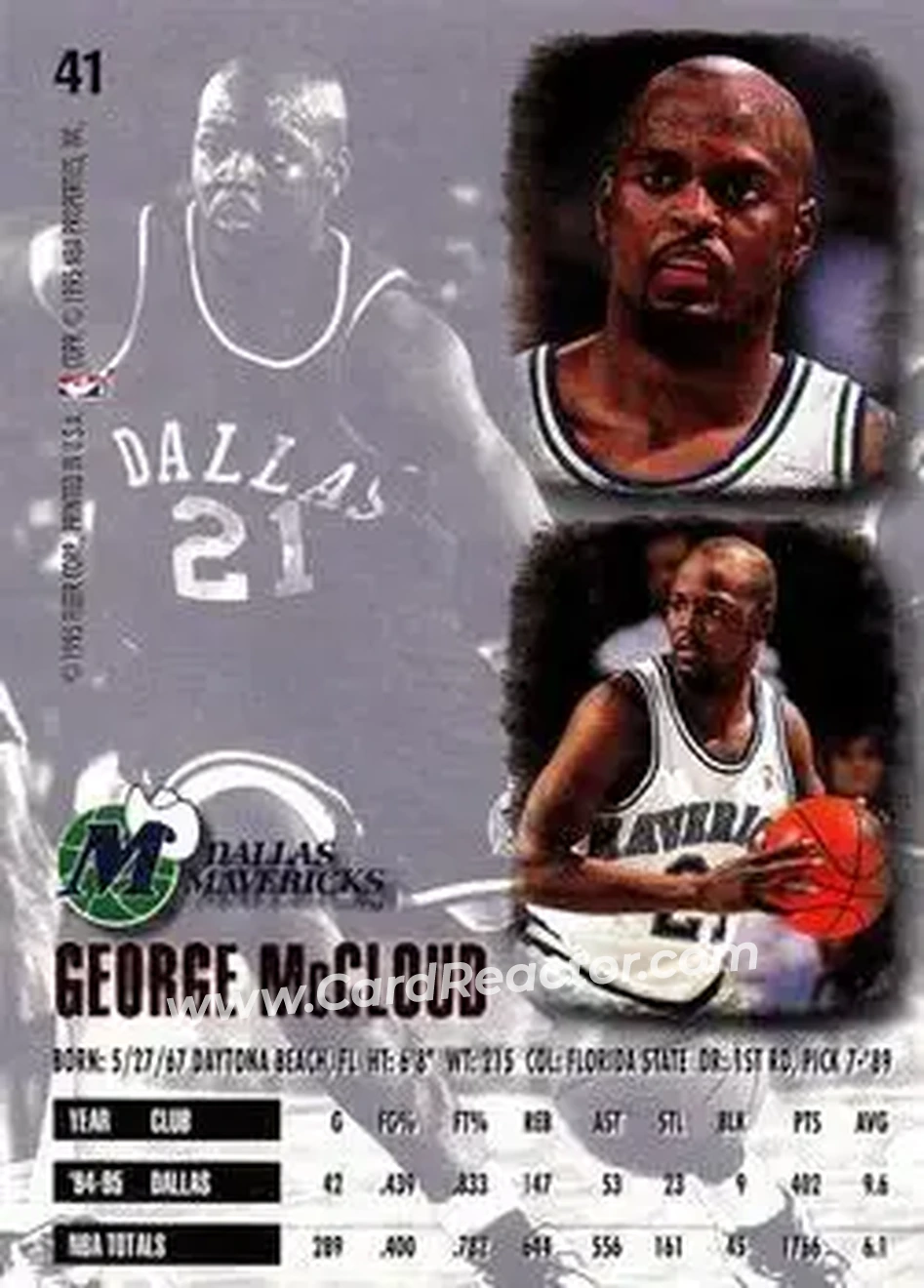 Back of George McCloud