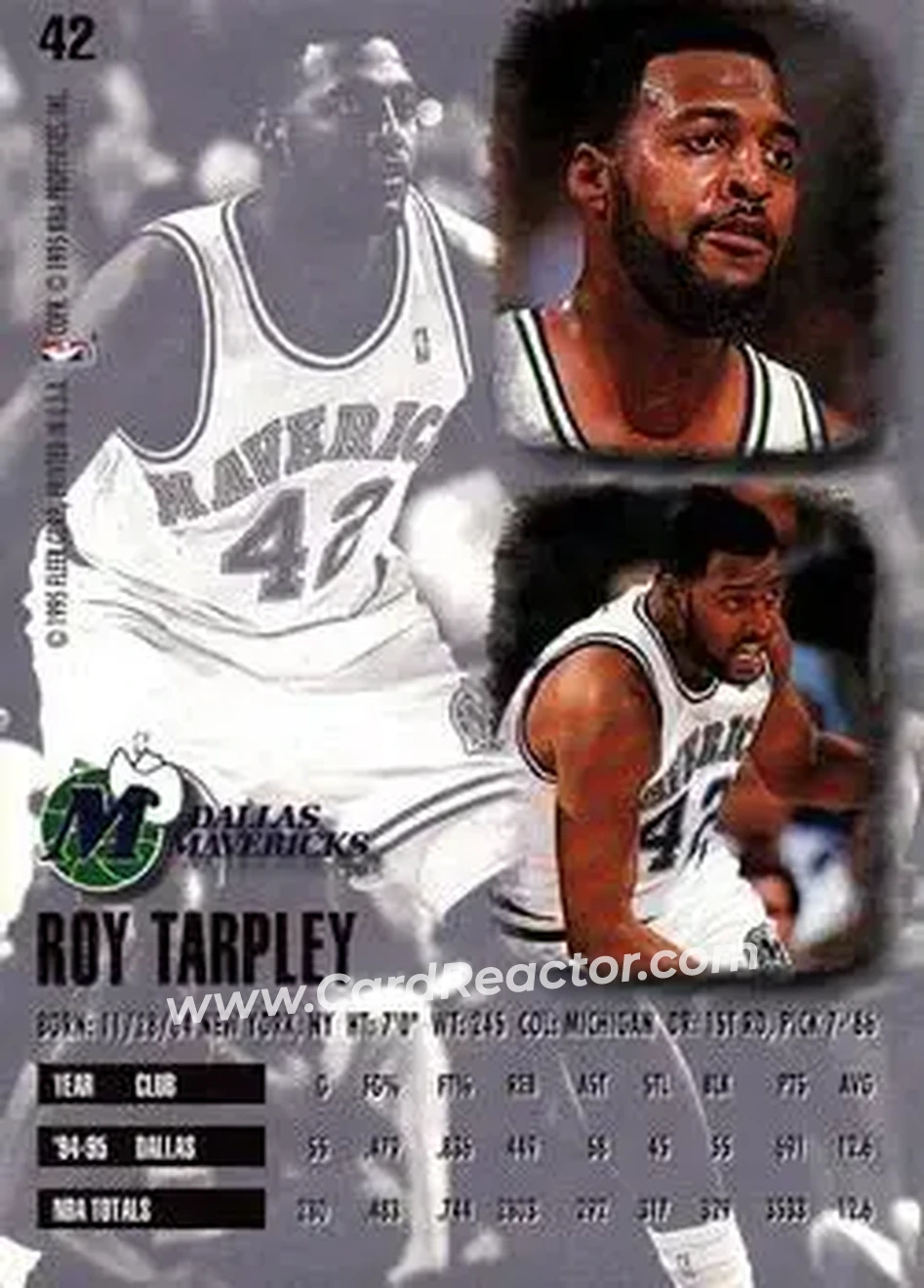 Back of Roy Tarpley