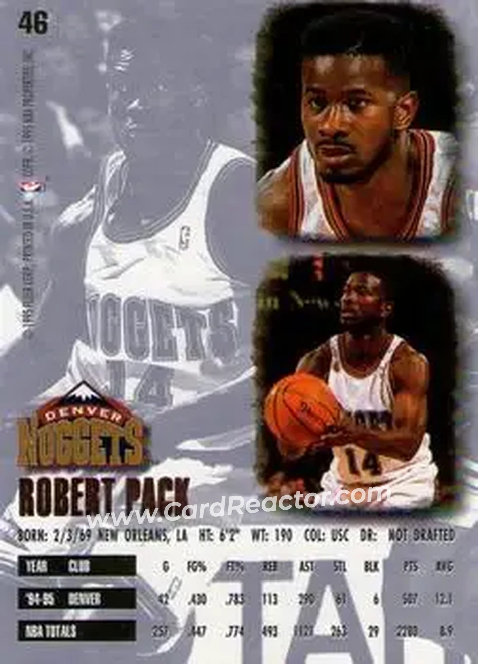 Back of Robert Pack