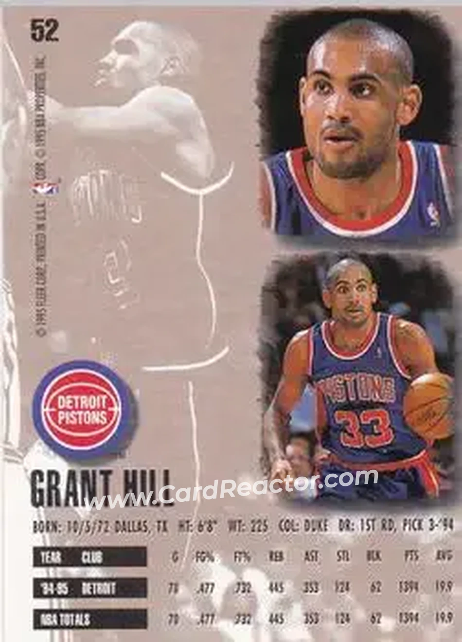 Back of Grant Hill