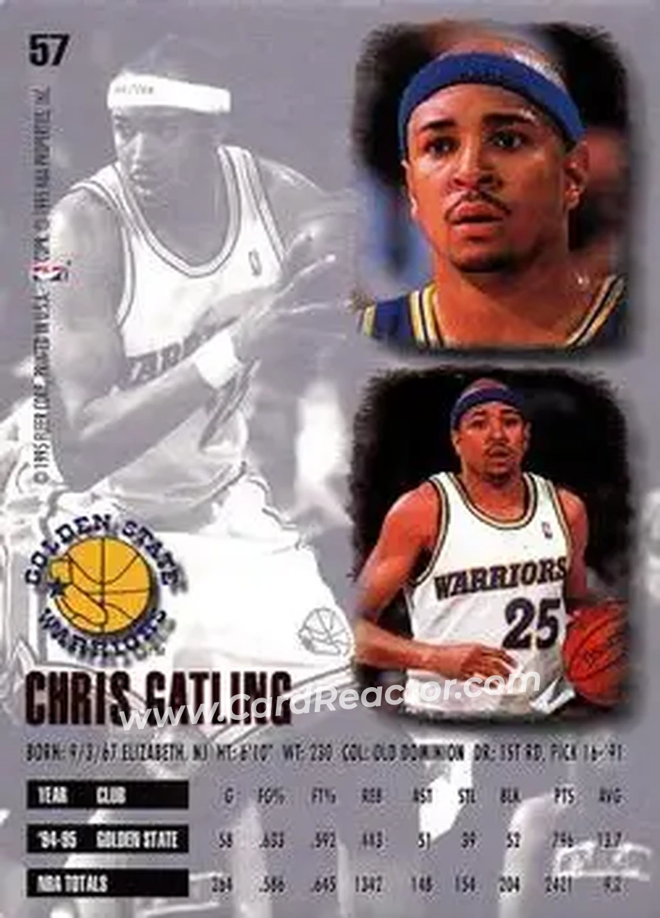 Back of Chris Gatling