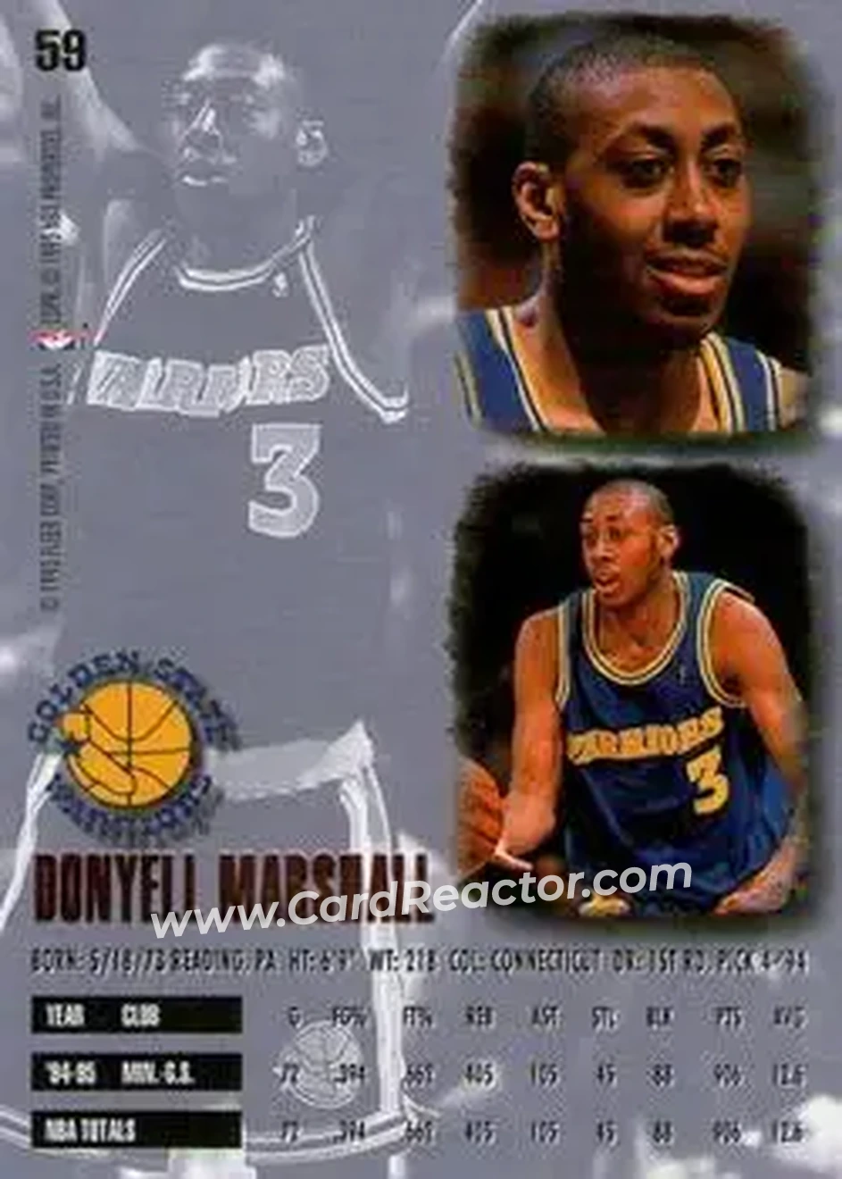 Back of Donyell Marshall