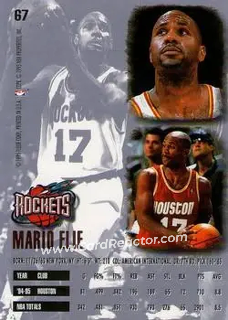 Back of Mario Elie