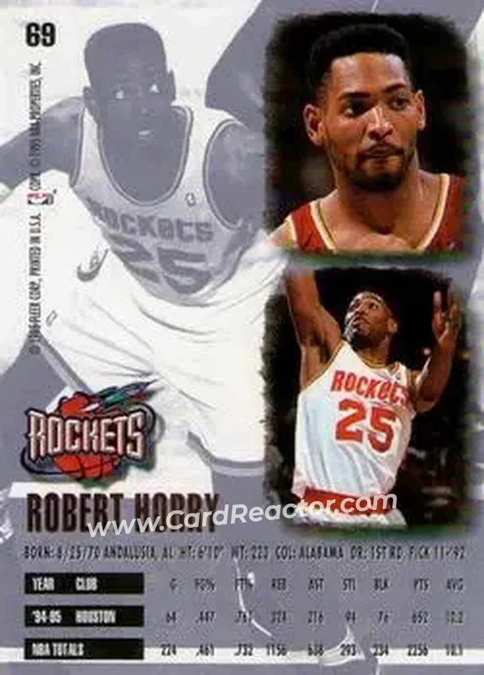 Back of Robert Horry