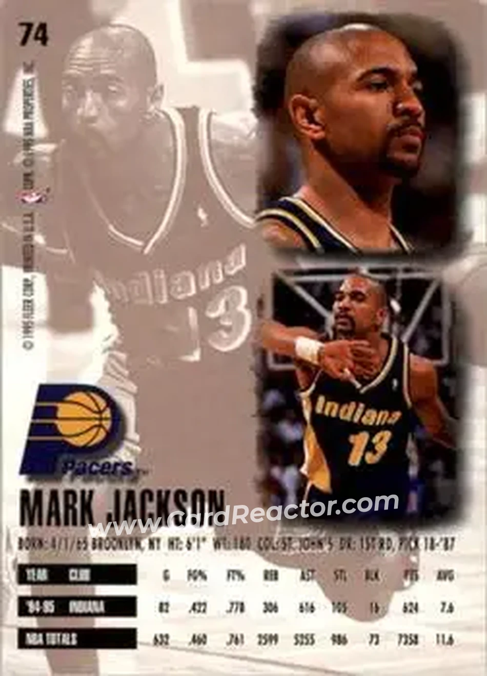 Back of Mark Jackson