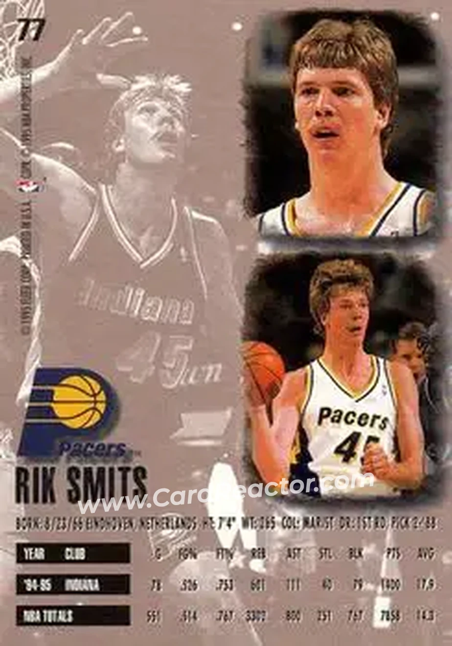 Back of Rik Smits