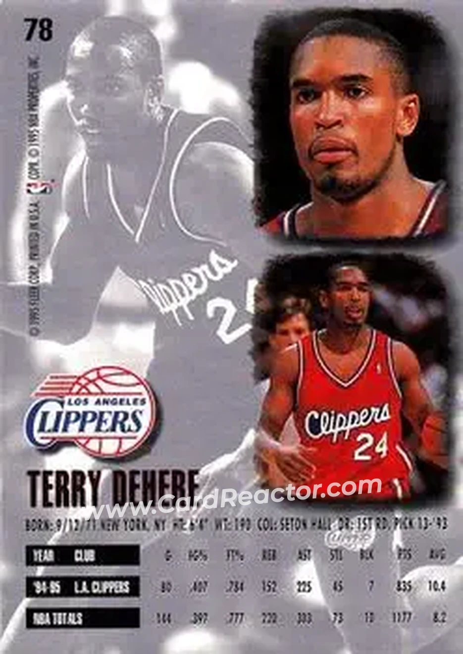 Back of Terry Dehere