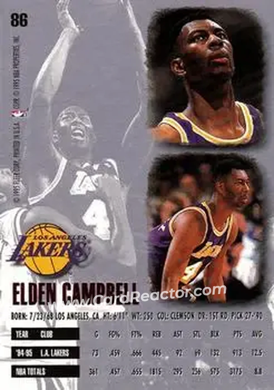 Back of Elden Campbell