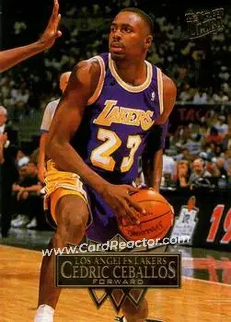 Front of Cedric Ceballos
