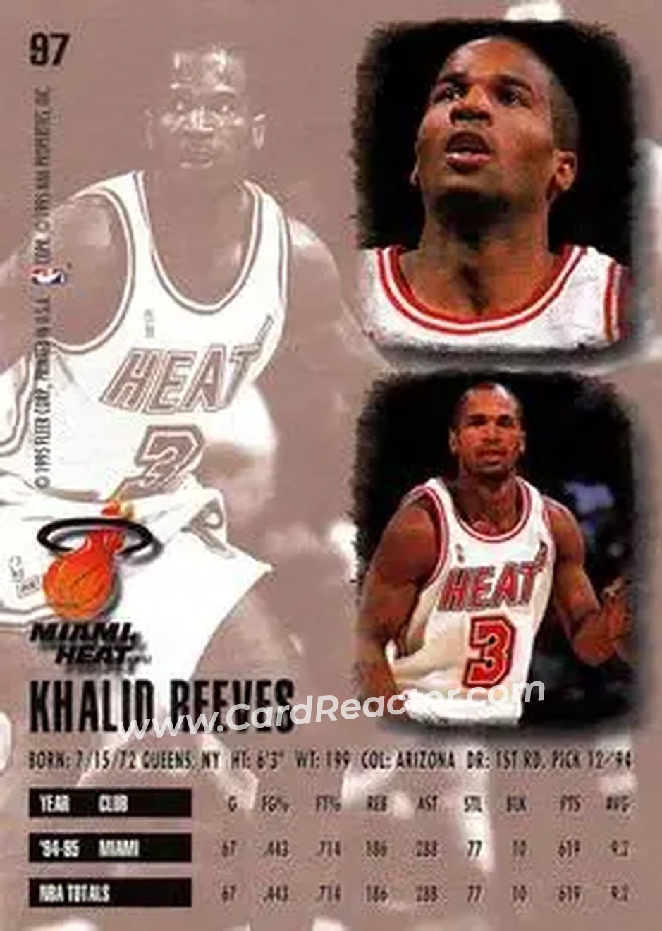 Back of Khalid Reeves