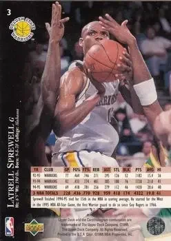 Back of Latrell Sprewell