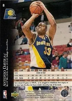 Back of Antonio Davis