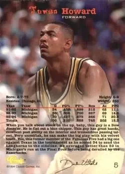 Back of Juwan Howard