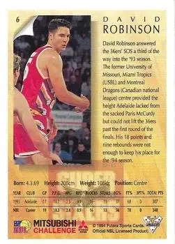 Back of David Robinson