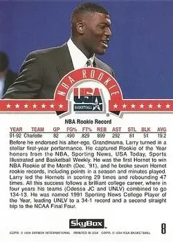 Back of Larry Johnson