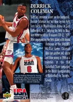 Back of Derrick Coleman