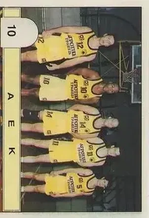 1994-95 Carousel NBA Basket Stickers (Greece) #10 Card #10