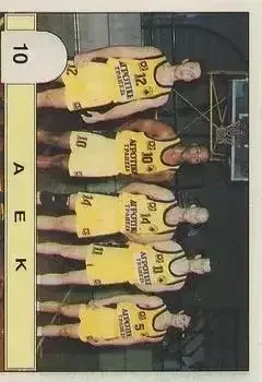 1994-95 Carousel NBA Basket Stickers (Greece) #10 (Greece) 10 Team Squad