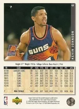 Back of Kevin Johnson