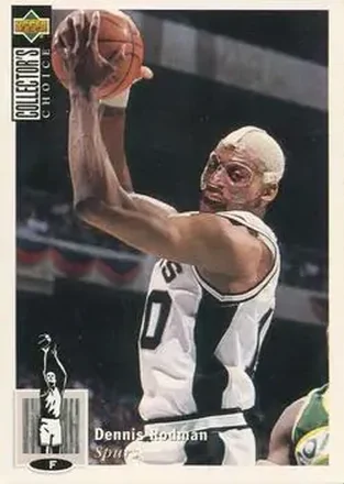 1994-95 Collector's Choice #10 - Dennis Rodman - San Antonio Spurs