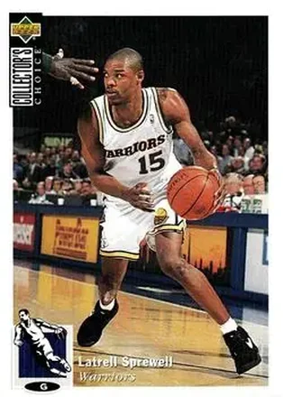 1994-95 Collector's Choice #15 - Latrell Sprewell - Golden State Warriors
