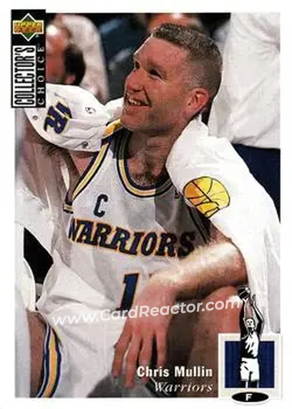 1994-95 Collector's Choice #17 - Chris Mullin - Golden State Warriors - Front