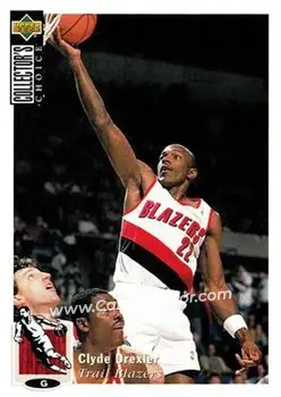 1994-95 Collector's Choice #22 - Clyde Drexler - Portland Trail Blazers - Front 1994-95 Collector's Choice #22 - Clyde Drexler - Portland Trail Blazers - Front