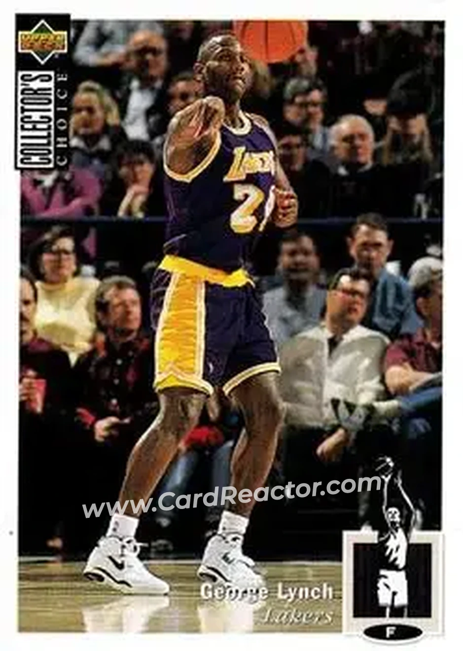 1994-95 Collector's Choice #24 - George Lynch - Los Angeles Lakers - Front