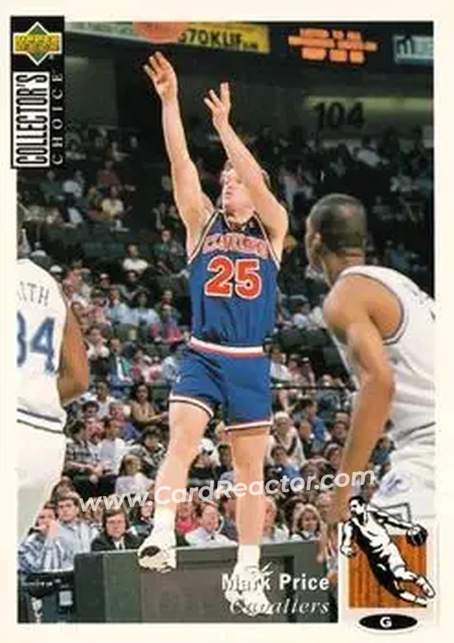 1994-95 Collector's Choice #25 - Mark Price - Cleveland Cavaliers - Front 1994-95 Collector's Choice #25 - Mark Price - Cleveland Cavaliers - Front