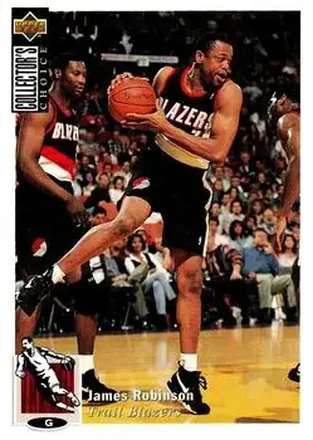 1994-95 Collector's Choice #26 - James Robinson - Portland Trail Blazers